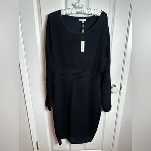 Max Studio Black Long Sleeve Dress